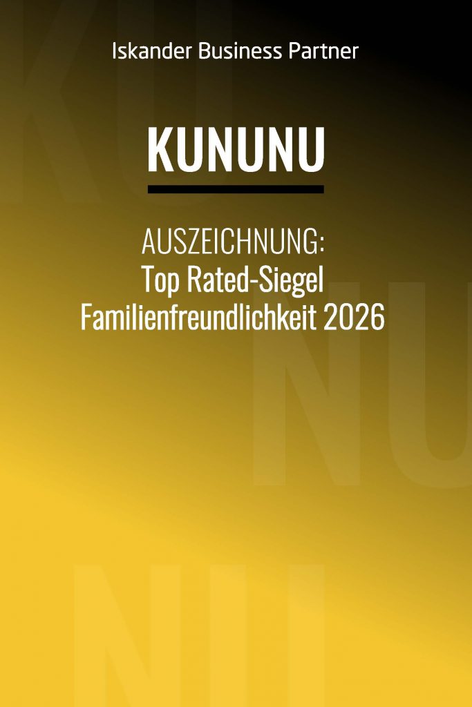 Kununu: Top Rated-Siegel Familienfreundlichkeit
